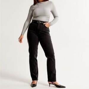 Abercrombie & Fitch The 90s Straight Ultra High Rise Curve Love size 30/10S